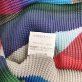 me ISSEY MIYAKE プリーツ マルチカラー ハイネック MI93FK135 半袖 カットソー 多色 レディース ミー イッセイミヤケ【中古】6-0506S◎