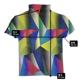me ISSEY MIYAKE プリーツ マルチカラー ハイネック MI93FK135 半袖 カットソー 多色 レディース ミー イッセイミヤケ【中古】6-0506S◎