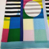 me ISSEY MIYAKE プリーツ マルチカラー ハイネック MI31FK473 フレンチスリーブ カットソー 多色 レディース ミー イッセイミヤケ【中古】6-0506S◎