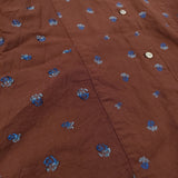 Conges payes フラワージャカードブラウス 定価23100円 B0153RFB043 シャツ 25AW ブラウン系 レディース コンジェ ペイエ【中古】6-0131M♪