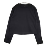 LOISIR コットンハイゲージ天竺ショートプルオーバー 定価17160円 ブラウス シャツ 25SS ブラック レディース ロワズィール【中古】6-0409M∞
