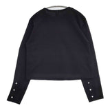 LOISIR コットンハイゲージ天竺ショートプルオーバー 定価17160円 ブラウス シャツ 25SS ブラック レディース ロワズィール【中古】6-0409M∞