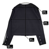 LOISIR コットンハイゲージ天竺ショートプルオーバー 定価17160円 ブラウス シャツ 25SS ブラック レディース ロワズィール【中古】6-0409M∞