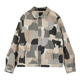 mina perhonen 未使用品 river bed 定価79200円 aca2407 サイズ38 ジャケット ブルゾン 24-25AW ベージュ グレー レディース ミナペルホネン【中古】6-0131M♪