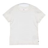45R/45rpm コットン 天竺 サイズ1 半袖Ｔシャツ カットソー ホワイト レディース フォーティーファイブアールピーエム【中古】6-0624S∞