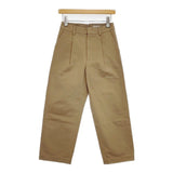 MARGARET HOWELL LIGHT COTTON TWILL 578-0243604 サイズ0 パンツ ベージュ レディース マーガレットハウエル【中古】6-0409G∞