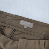 MARGARET HOWELL LIGHT COTTON TWILL 578-0243604 サイズ0 パンツ ベージュ レディース マーガレットハウエル【中古】6-0409G∞