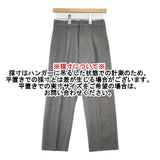 MARGARET HOWELL FINE FLANNEL TROUSERS 578-0243608 定価39600円 ウールスラックス パンツ グレー レディース マーガレットハウエル【中古】6-0819T∞