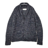 Edition ショールカラー アルパカ混 カーディガン ネイビー ミックス レディース エディション【中古】6-0719T∞