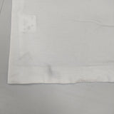 homspun 天竺七分袖Tシャツ XL 定価6000円 182-6450 Ｔシャツ カットソー ホワイト レディース ホームスパン【中古】6-0608M∞