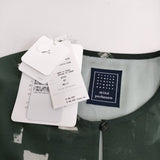 mina perhonen sound ドレス 定価99000円 ada3200s サイズ40 ウール ワンピース 25AW グリーン レディース ミナペルホネン【中古】6-0131T♪