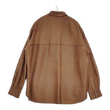 RETROVE L'Appartement Sheep Leather Jacket シープレザージャケット シャツ 定価165000円 24AW ブラウン レディース アパルトモン【中古】6-0131T♪
