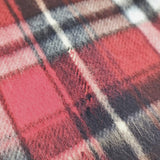 Scottish Tradition アンゴラ混 チェック ストール マフラー レッド ネイビー レディース スコティッシュ トラディション【中古】6-0921T◎