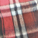 Scottish Tradition アンゴラ混 チェック ストール マフラー レッド ネイビー レディース スコティッシュ トラディション【中古】6-0921T◎
