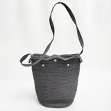 beautiful people denim loop two way bucket bag 定価36300円 ショルダーバッグ 25SS ブラック レディース ビューティフルピープル【中古】6-0203G♪