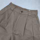 Danton WEST POINTパンツ JD-2573 コットンポリエステル サイズ34 チノパンツ ベージュ レディース ダントン【中古】6-0416G∞