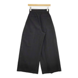 NAVE 【洗える】2WAYツイル ワイドパンツ 定価23980円 PRNVCW0451 パンツ ブラック レディース ネイヴ【中古】6-0416G∞