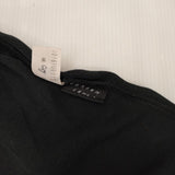 JURGEN LEHL コットン モックネック サイドスリット J0161UB013 長袖Ｔシャツ カットソー ロンＴ ブラック レディース ヨーガンレール【中古】6-0416M∞