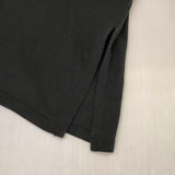 JURGEN LEHL コットン モックネック サイドスリット J0161UB013 長袖Ｔシャツ カットソー ロンＴ ブラック レディース ヨーガンレール【中古】6-0416M∞