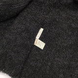 babaghuri アルパカ ウールシルク J0554KJ622 羽織 カーディガン ブラック レディース ババグーリ【中古】6-0719T∞