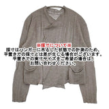 JURGEN LEHL J0192KJ522 リネンコットン ジャケット グレー レディース ヨーガンレール【中古】6-0416M∞