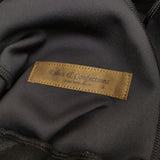 Robes & Confections Faux Leather Double Cloth Tapered Easy Pants 定価40700円 パンツ 25AW ブラック レディース ローブスコンフェクションズ【中古】6-0131T♪