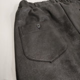 Robes & Confections Faux Leather Double Cloth Tapered Easy Pants 定価40700円 パンツ 25AW ブラック レディース ローブスコンフェクションズ【中古】6-0131T♪