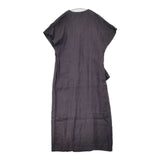 Robes & Confections フレンチリネンカシュクールドレス 定価41800円 CRC-D01-301F ワンピース パープル系 レディース ローブスコンフェクションズ【中古】6-0624S∞