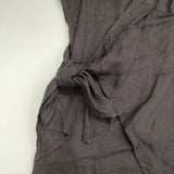 Robes & Confections フレンチリネンカシュクールドレス 定価41800円 CRC-D01-301F ワンピース パープル系 レディース ローブスコンフェクションズ【中古】6-0624S∞