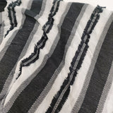 divka 定価45100円 サイズ2 DK25-05-T02 フリンジ ブラウス シャツ ブラック グレー レディース ディウカ【中古】6-0506S◎