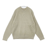 AURALEE SUPER FINE WOOL RIB KNIT BIG P/O 畔編み リブ A9AP04RK セーター ニット グレー系 レディース オーラリー【中古】6-0802T∞