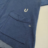 45R/45rpm レーヨン天竺の908オーシャンフーディ 定価49500円 パーカー ネイビー レディース フォーティーファイブアールピーエム【中古】6-0203M♪