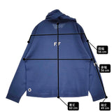 45R/45rpm レーヨン天竺の908オーシャンフーディ 定価49500円 パーカー ネイビー レディース フォーティーファイブアールピーエム【中古】6-0203M♪