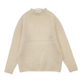 Morris&Sons 英国製 サイズ38 ウール ハイネック セーター ニット アイボリー レディース モリスアンドサンズ【中古】6-0902T∞