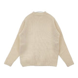 Morris&Sons 英国製 サイズ38 ウール ハイネック セーター ニット アイボリー レディース モリスアンドサンズ【中古】6-0902T∞