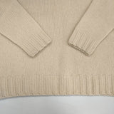 Morris&Sons 英国製 サイズ38 ウール ハイネック セーター ニット アイボリー レディース モリスアンドサンズ【中古】6-0902T∞