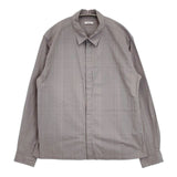 hatsutoki ユニセックス チェック シャツジャケット 0A-22SH-01 長袖シャツ グレー レディース ハツトキ【中古】6-0330M∞