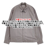 hatsutoki ユニセックス チェック シャツジャケット 0A-22SH-01 長袖シャツ グレー レディース ハツトキ【中古】6-0330M∞
