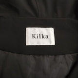 Kilka キルカ アノラックデザインダウンコート 定価24200円 ハイネック ダウンコート 25AW ブラック レディース【中古】6-0203T♪