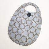 mina perhonen va9035 tambourine エッグバッグ 刺繍 トートバッグ ライトブルー レディース ミナペルホネン【中古】6-0503G∞