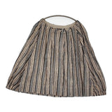 45R/45rpm インドシルクのタックブラウス 定価60500円 シャツ 25SS ベージュ ネイビー レディース フォーティーファイブアールピーエム【中古】6-0203M♪