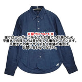 45R/45rpm 薄オックスの908ローファーシャツ インディゴ 定価40700円 長袖シャツ 25SS ネイビー レディース フォーティーファイブアールピーエム【中古】6-0203M♪