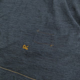 45R/45rpm スーピマ天竺のギャザーブラウス インディゴ 定価49500円 シャツ 25SS ネイビー レディース フォーティーファイブアールピーエム【中古】6-0203M♪