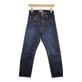HATSKI Regular Tarperd Denim レギュラーテーパードデニムパンツ HTK-18007 サイズW0 デニムパンツ ネイビー レディース ハツキ【中古】6-0317G♪