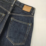 HATSKI Regular Tarperd Denim レギュラーテーパードデニムパンツ HTK-18007 サイズW0 デニムパンツ ネイビー レディース ハツキ【中古】6-0317G♪