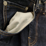 HATSKI Regular Tarperd Denim レギュラーテーパードデニムパンツ HTK-18007 サイズW0 デニムパンツ ネイビー レディース ハツキ【中古】6-0317G♪