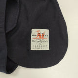 MARGARET HOWELL/FOX BROTHERS 578-5244002 ウール クロップド パンツ ネイビー レディース マーガレットハウエル/フォックスブラザーズ【中古】6-0902T∞