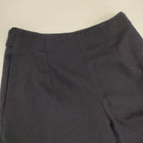 MARGARET HOWELL/FOX BROTHERS 578-5244002 ウール クロップド パンツ ネイビー レディース マーガレットハウエル/フォックスブラザーズ【中古】6-0902T∞