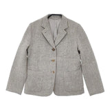 MARGARET HOWELL LIGHT BRITISH WOOL JACKET 定価66000円 578-6220006 テーラードジャケット グレー レディース マーガレットハウエル【中古】6-0902T∞