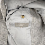 MARGARET HOWELL LIGHT BRITISH WOOL JACKET 定価66000円 578-6220006 テーラードジャケット グレー レディース マーガレットハウエル【中古】6-0902T∞